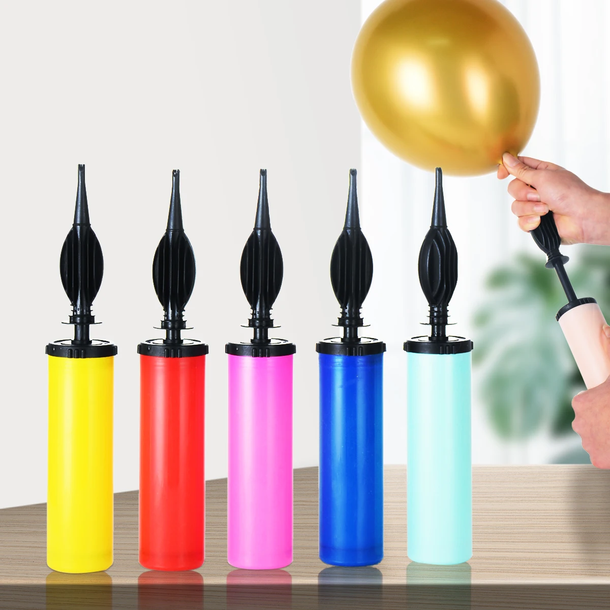 Balloon Pump Plastic Balloon inflator Hand Push Air Pump Balloon Accessories for Wedding Birthday Party Decor Supplies
Balloon Pump Plastic Balloon inflator Hand Push Air Pump Balloon Accessories for Wedding Birthday Party Decor Supplies