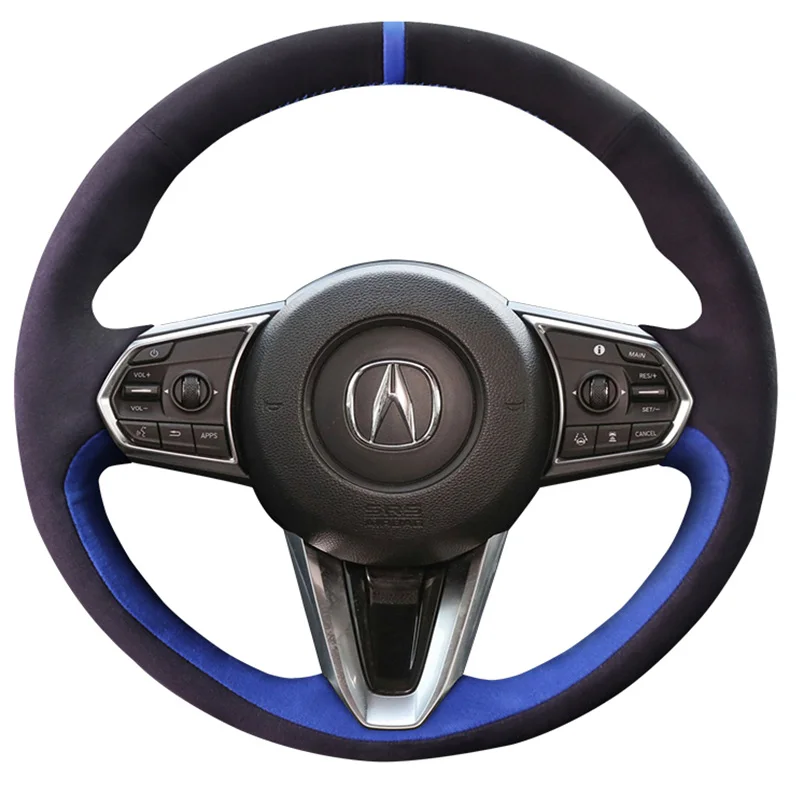 Для Acura RDX CDX MDX TLX-L ZDX TL прошитая вручную замшевая Нескользящая ручка рулевого колеса автомобиля
Для Acura RDX CDX MDX TLX-L ZDX TL прошитая вручную замшевая Нескользящая ручка рулевого колеса автомобиля