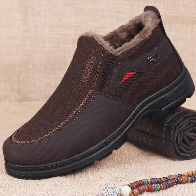 Winter Cotton Shoes Men Retro Fleece Soft-Soled Non-Slip Ankle Boots Platform Wedge Outdoor Leisure Sneakers Zapatos Hombre
Winter Cotton Shoes Men Retro Fleece Soft-Soled Non-Slip Ankle Boots Platform Wedge Outdoor Leisure Sneakers Zapatos Hombre