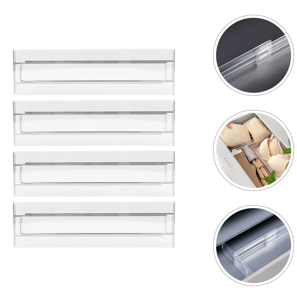 4 Pcs Drawer Supply Separator Organizer Storage Drawers Divider Bedroom Retractable Partition Sundries Dividers Clothes Home 
4 Pcs Drawer Supply Separator Organizer Storage Drawers Divider Bedroom Retractable Partition Sundries Dividers Clothes Home