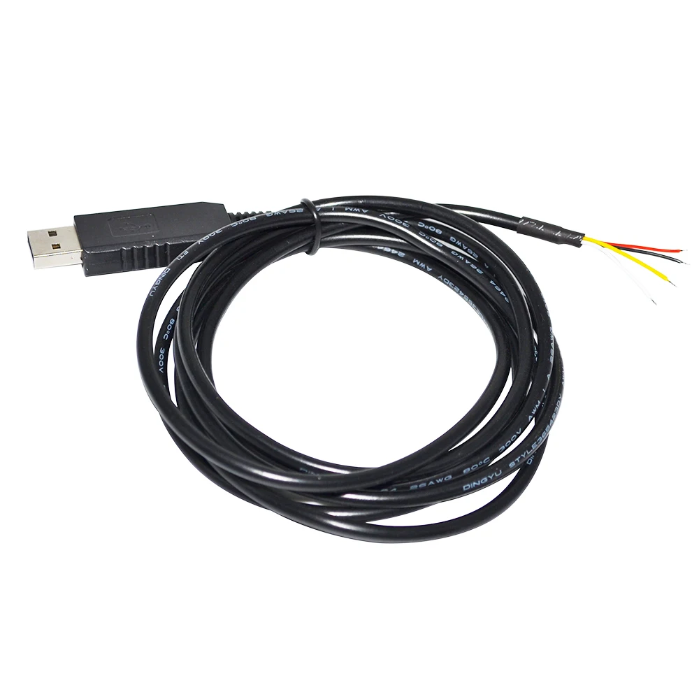Промышленный чип FTDI FT232RL с USB на 4 контакта 4P, мы открываем провода, разъем RS232, последовательный конвертер, кабель, совместимый со стандартным
Промышленный чип FTDI FT232RL с USB на 4 контакта 4P, мы открываем провода, разъем RS232, последовательный конвертер, кабель, совместимый со стандартным