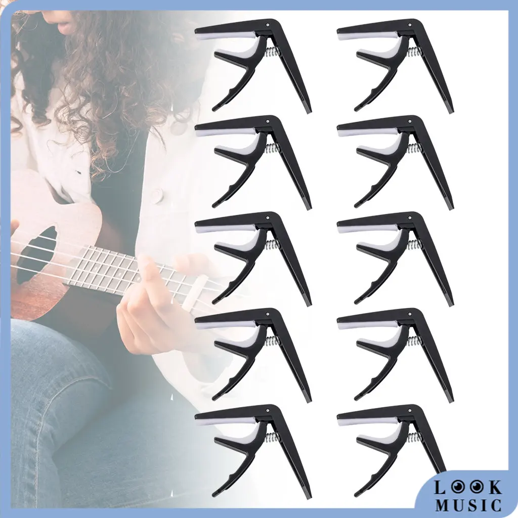LOOK Professional Black Ukulele Capo 4 Strings Hawaii Guitar Tuning Clamp Change Tuner Musical Instrument Accessories 1/5/10PCS
LOOK Professional Black Ukulele Capo 4 Strings Hawaii Guitar Tuning Clamp Change Tuner Musical Instrument Accessories 1/5/10PCS