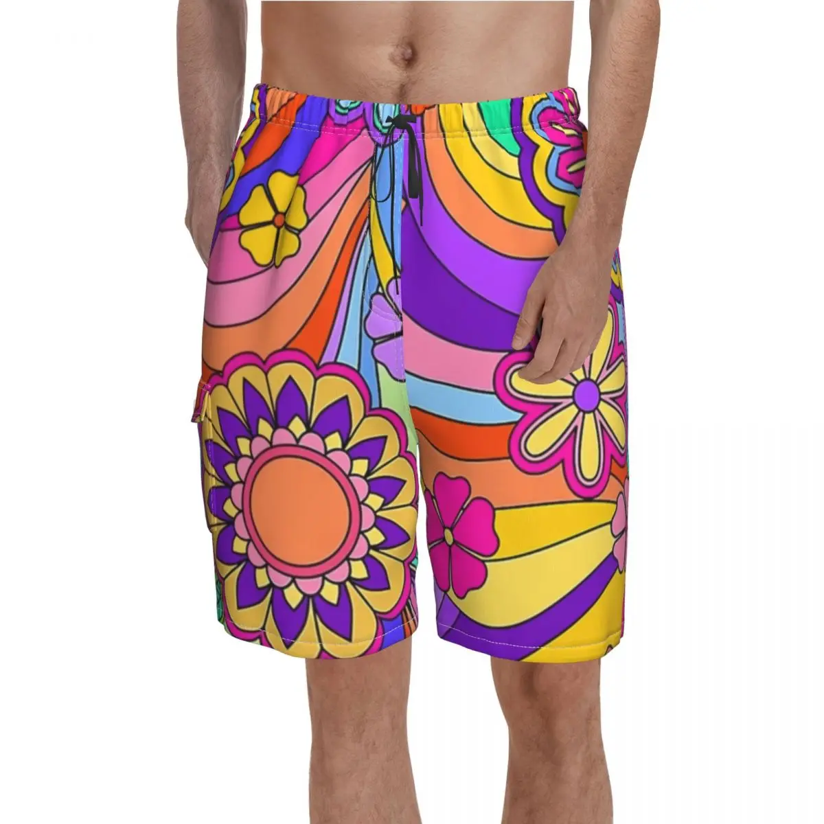 Flower Power Inspired Board Shorts Groovy Hippy Retro Board Short Pants Drawstring Comfortable Printing Swimming Trunks 2XL
Flower Power Inspired Board Shorts Groovy Hippy Retro Board Short Pants Drawstring Comfortable Printing Swimming Trunks 2XL