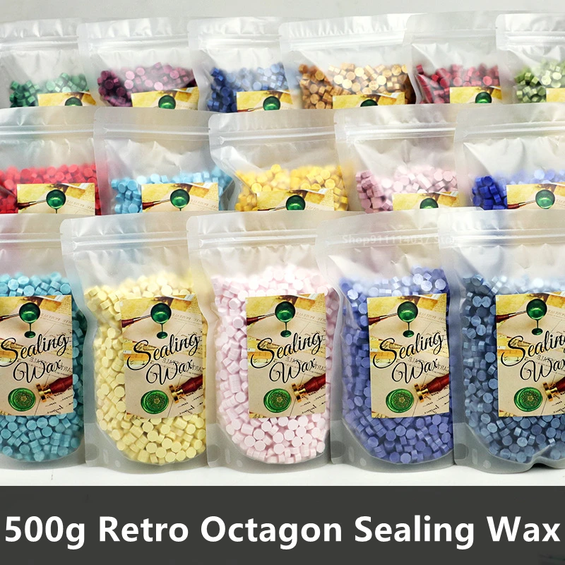 500g Vintage Octagon Shape Seal Wax Stamp Paint Sealing Granule DIY Gift Box Envelope Letter Wedding Invitation Sealing Wax Bead
500g Vintage Octagon Shape Seal Wax Stamp Paint Sealing Granule DIY Gift Box Envelope Letter Wedding Invitation Sealing Wax Bead