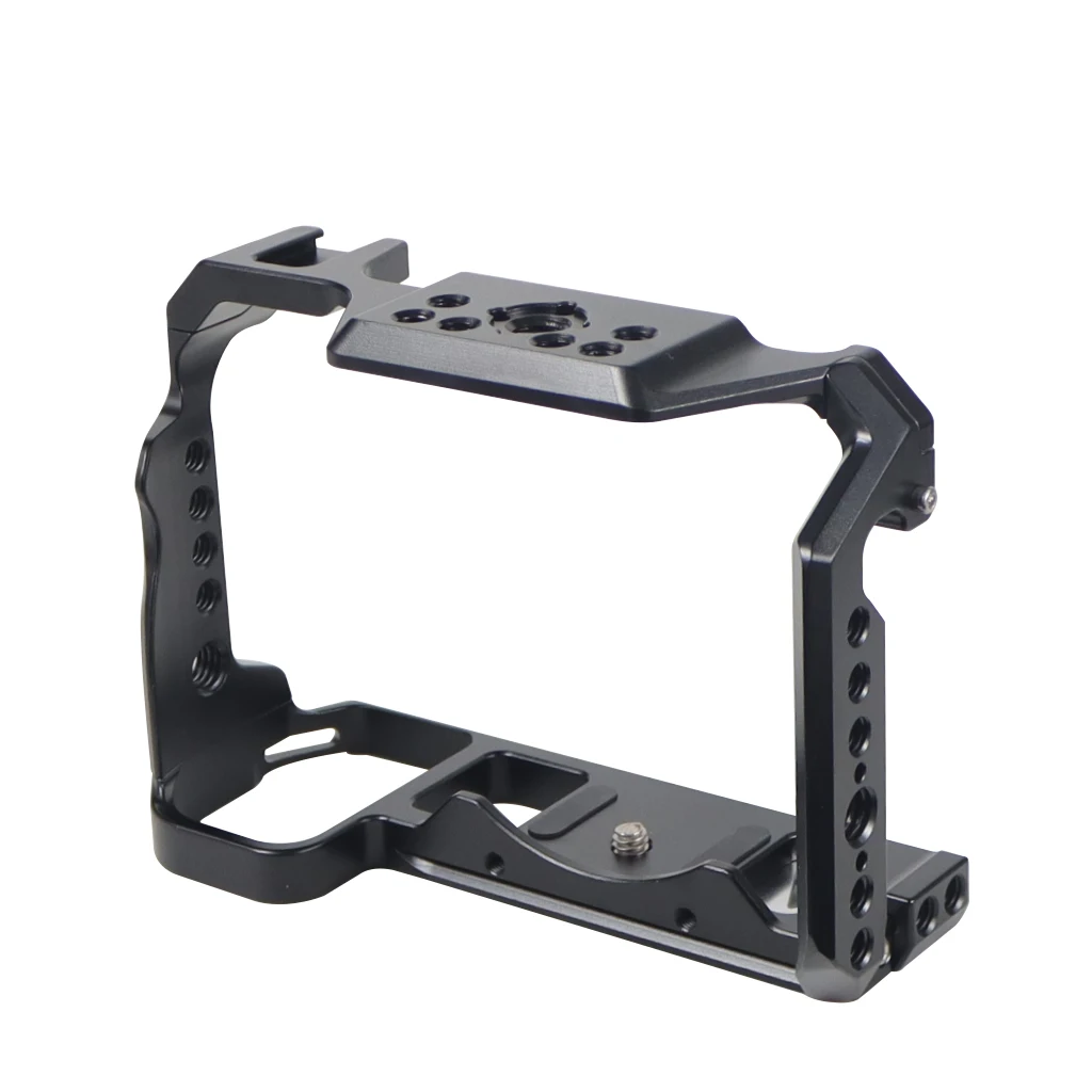 Camera Cage for Nikon Z5 Z6 Z6II Z7II with Cold Shoe Mount for Arca-Swiss Mounting Plate
Camera Cage for Nikon Z5 Z6 Z6II Z7II with Cold Shoe Mount for Arca-Swiss Mounting Plate