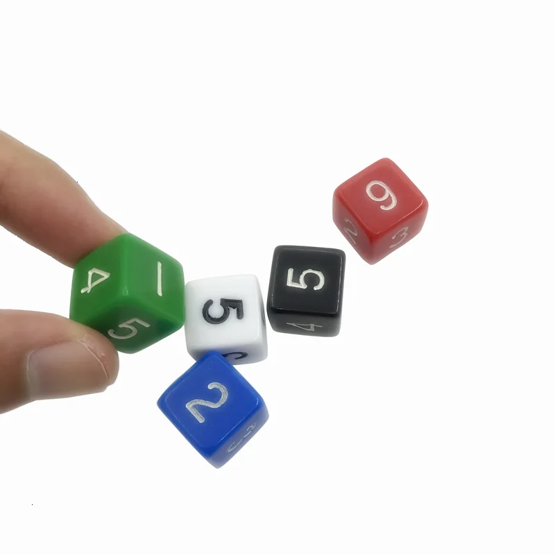 50/100/200 Pcs/Lot 16mm Digital Dice High Quality Acrylic Square Corner Multicolor Dice Games Dice Wholesale
50/100/200 Pcs/Lot 16mm Digital Dice High Quality Acrylic Square Corner Multicolor Dice Games Dice Wholesale