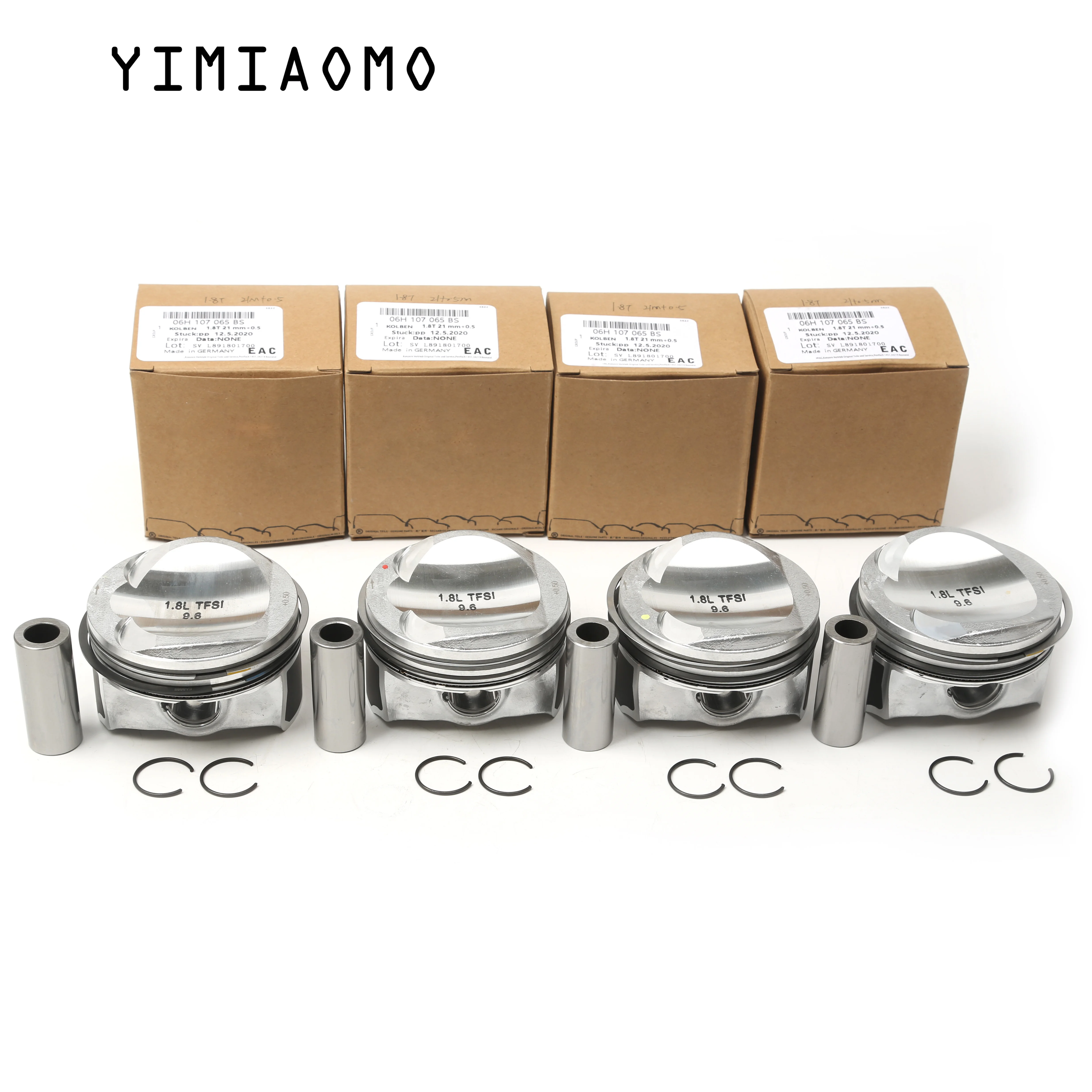 Pin 21mm Engine Piston & Rings Set Oversized 82.5mm+0.5mm 06H 107 065 BK For Audi A3 A4 A5 TT VW Passat B6 CC Skoda Seat 1.8TFSI
Pin 21mm Engine Piston & Rings Set Oversized 82.5mm+0.5mm 06H 107 065 BK For Audi A3 A4 A5 TT VW Passat B6 CC Skoda Seat 1.8TFSI