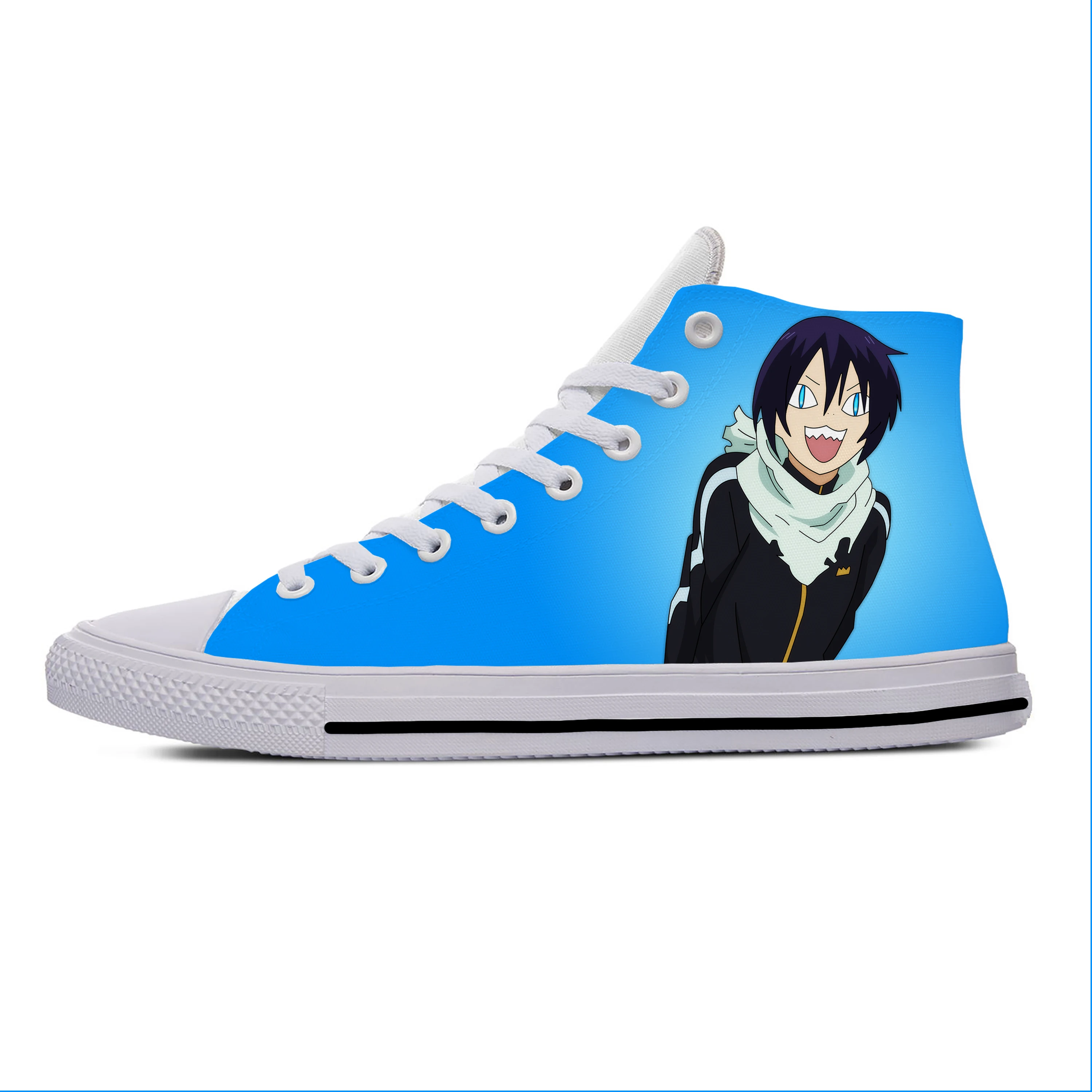 Japanese Anime Manga Cartoon Noragami Yato Funny Casual Cloth Shoes High Top Lightweight Breathable 3D Print Men Women Sneakers
Japanese Anime Manga Cartoon Noragami Yato Funny Casual Cloth Shoes High Top Lightweight Breathable 3D Print Men Women Sneakers