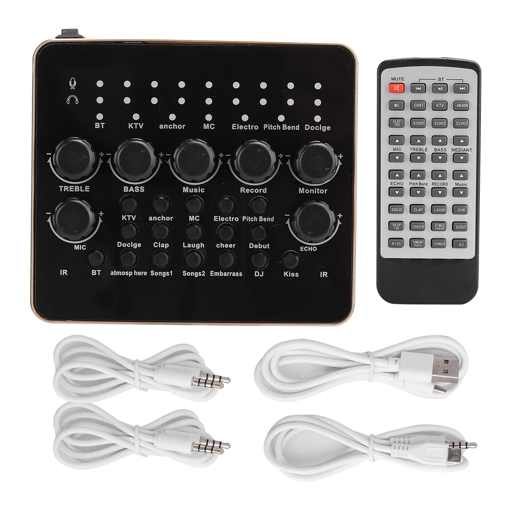 V10 ABS English Version Bluetooth Mobile Phone Live Broadcast Sound Card Home Game Equipment Accessory live
V10 ABS English Version Bluetooth Mobile Phone Live Broadcast Sound Card Home Game Equipment Accessory live