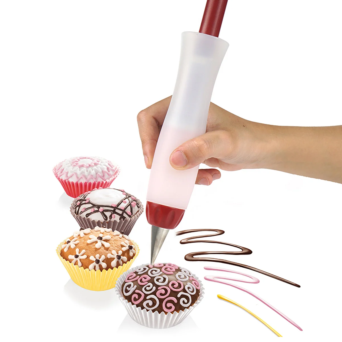 Pen Baking Cake Decorating Tools Silicone Piping Toolchocolate Writing Dessert
Pen Baking Cake Decorating Tools Silicone Piping Toolchocolate Writing Dessert