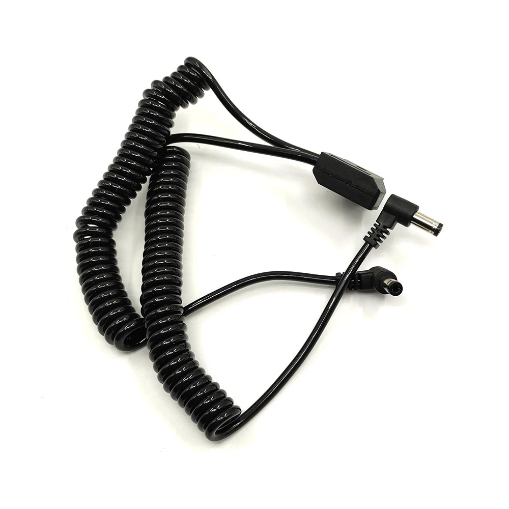Power D-Tap DTap To 2x 5.5*2.5mm DC Angleg Plug (In+ Out-) Spring Spiral Cable For BMPC BMCC / Monitors / Lights / Lamps
Power D-Tap DTap To 2x 5.5*2.5mm DC Angleg Plug (In+ Out-) Spring Spiral Cable For BMPC BMCC / Monitors / Lights / Lamps