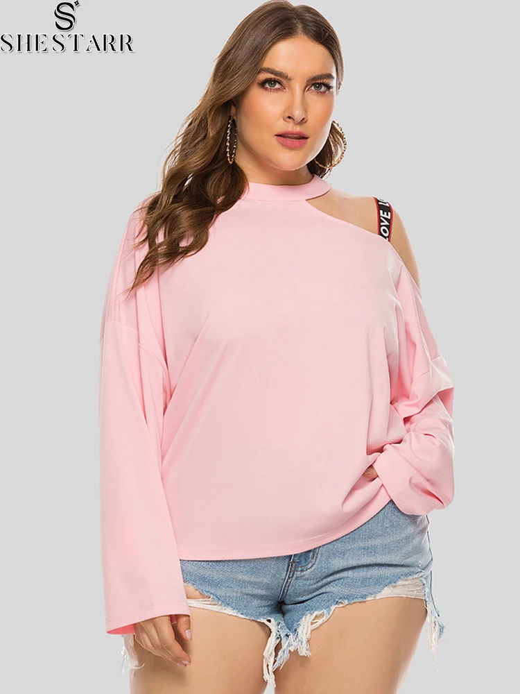 Letter Shoulder Strap Plus Size T-shirts for Women 2022 Long Sleeve Loose Casual Women's Tops High Street Ladies Basic T-shirt
Letter Shoulder Strap Plus Size T-shirts for Women 2022 Long Sleeve Loose Casual Women's Tops High Street Ladies Basic T-shirt