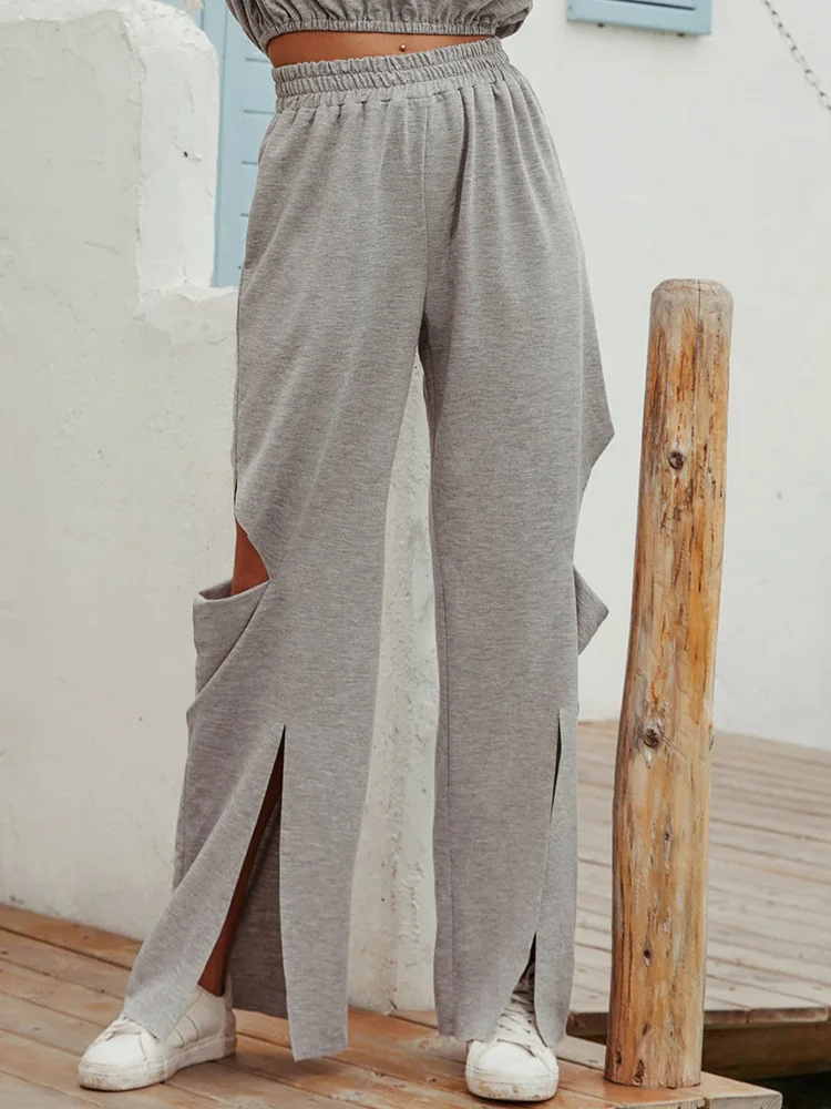 Jogging Sweatpants Women Casual Pants Spring Summer All-match INS Style Hole Gray Baggy Trousers Female Joggers Streetwear
Jogging Sweatpants Women Casual Pants Spring Summer All-match INS Style Hole Gray Baggy Trousers Female Joggers Streetwear