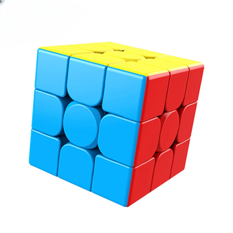 

5.7CM Third-order Solid Color Rubik's Cube Children's Toy Decompression Puzzle Magic Cube