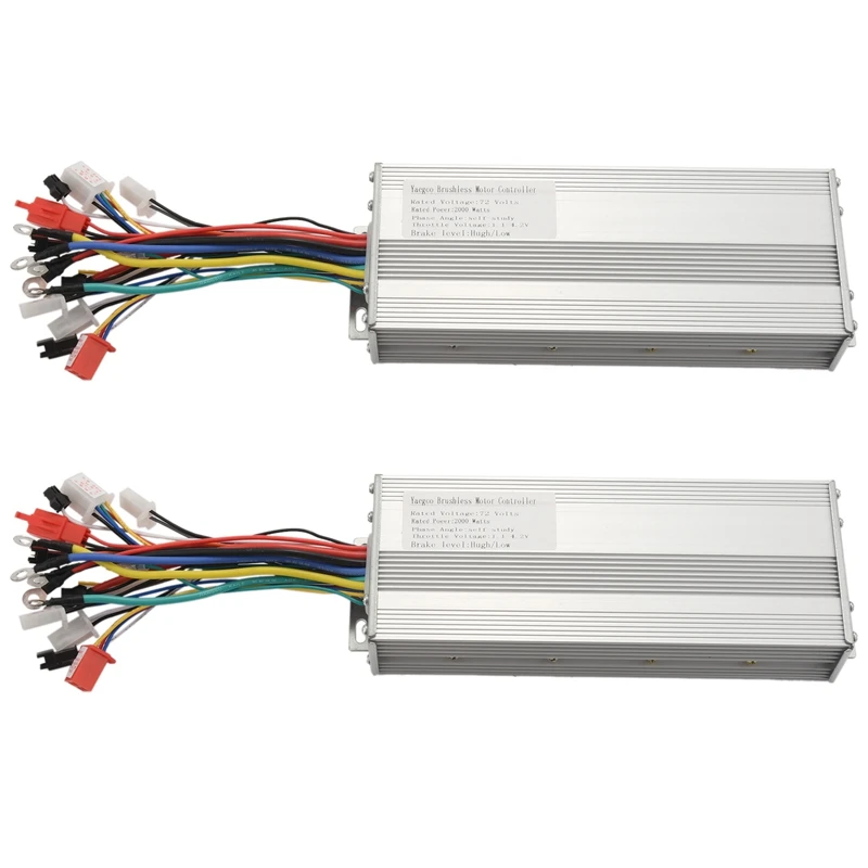 2X 72V 2000W Brushless Speed Motor Controller For Electric Bicycle E-Bike & Scooter
2X 72V 2000W Brushless Speed Motor Controller For Electric Bicycle E-Bike & Scooter