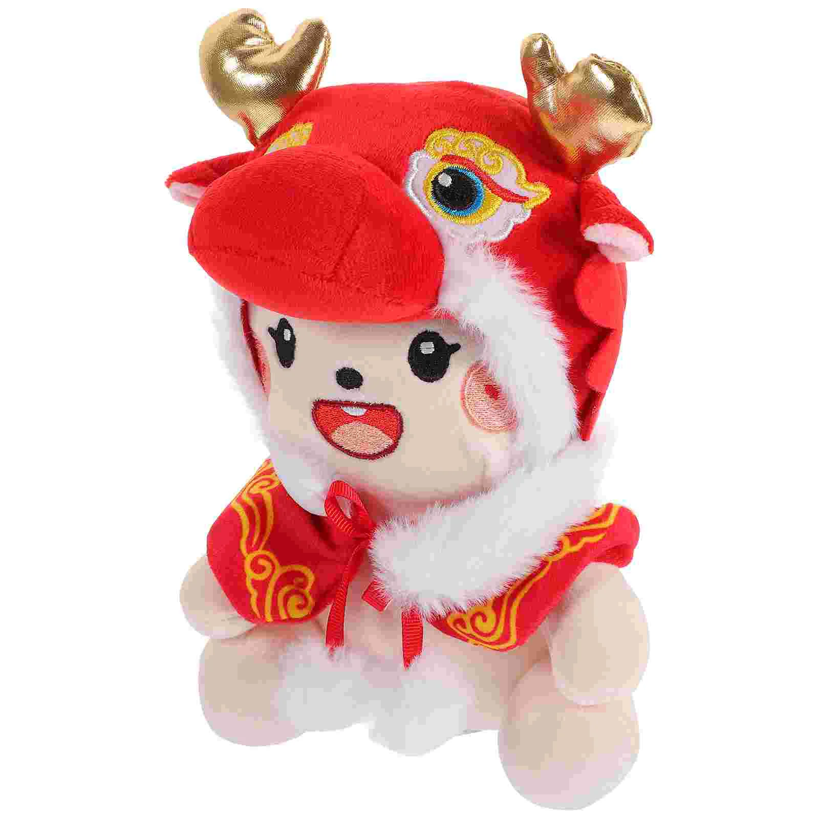 Dragon Plush Stuffed Toy Kids Zodiac Year Pp Cotton Chinese New Child Figure Toys 
Dragon Plush Stuffed Toy Kids Zodiac Year Pp Cotton Chinese New Child Figure Toys