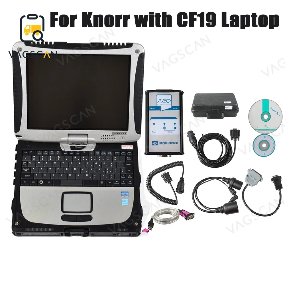

Ноутбук CF19 для диагностического инструмента Wabco и диагностический комплект Knorr интерфейс NEO UDIF с программным обеспечением V5.0 тормоз для грузовика прицепа