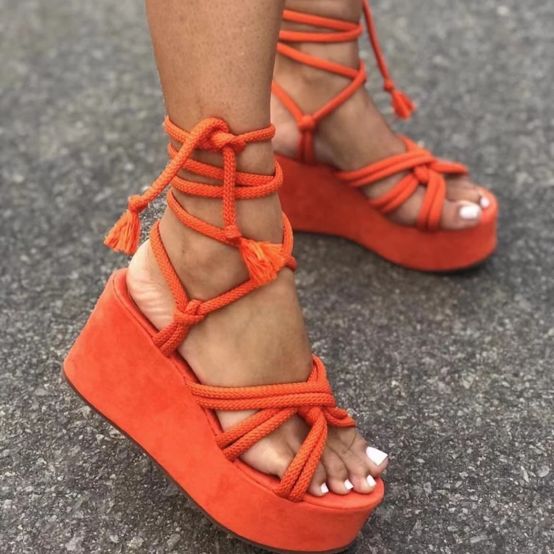 2022 Style Vacation High Heels Summer T-Strap Party Sandals Platform Shoes Women Large Size 43
2022 Style Vacation High Heels Summer T-Strap Party Sandals Platform Shoes Women Large Size 43