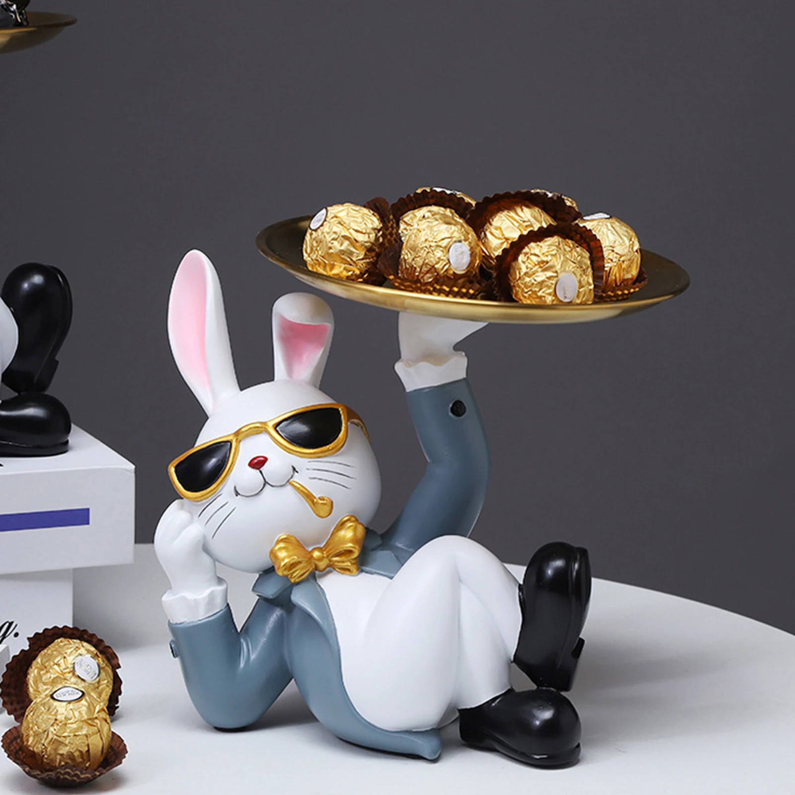 Поднос-органайзер для ключей из смолы, декоративный лоток для хранения мультяшных кроликов, праздничные подарки ручной работы, домашний декор для ТВ, винного шкафа
Поднос-органайзер для ключей из смолы, декоративный лоток для хранения мультяшных кроликов, праздничные подарки ручной работы, домашний декор для ТВ, винного шкафа