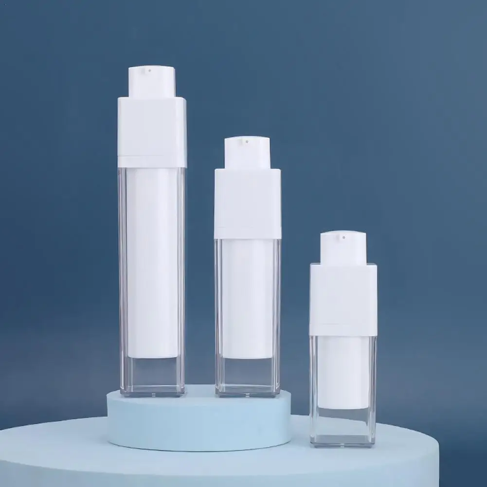 15 мл 30 мл 50 мл Вакуумный насос косметический контейнер матовый двухслойный утолщенный квадратный лосьон пустая безвоздушная Бутылка для путешествий B1H0
15 мл 30 мл 50 мл Вакуумный насос косметический контейнер матовый двухслойный утолщенный квадратный лосьон пустая безвоздушная Бутылка для путешествий B1H0