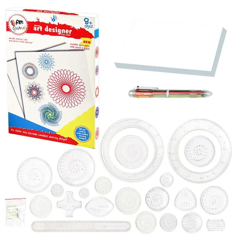 Geometric Drawing Ruler Gear Drawing Kit Art Supplies For DIY Card Craft Art Drawing Painting And School Classroom Supplies
Geometric Drawing Ruler Gear Drawing Kit Art Supplies For DIY Card Craft Art Drawing Painting And School Classroom Supplies