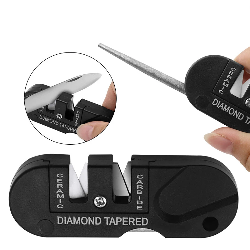 Sharpener Diamond Tool Camp Gear Hike Tungsten Ceramic Sharpen Fish Hook Pocket Carbide Knife Whetstone Outdoor Portable Tools
Sharpener Diamond Tool Camp Gear Hike Tungsten Ceramic Sharpen Fish Hook Pocket Carbide Knife Whetstone Outdoor Portable Tools