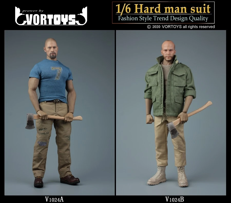 VORTOYS V1024 1/6 Scale Men Doll Tough Guy Tooling Casual Wear Model Suit Set for 12 Inch TBLeague M34 Body Action Figure
VORTOYS V1024 1/6 Scale Men Doll Tough Guy Tooling Casual Wear Model Suit Set for 12 Inch TBLeague M34 Body Action Figure