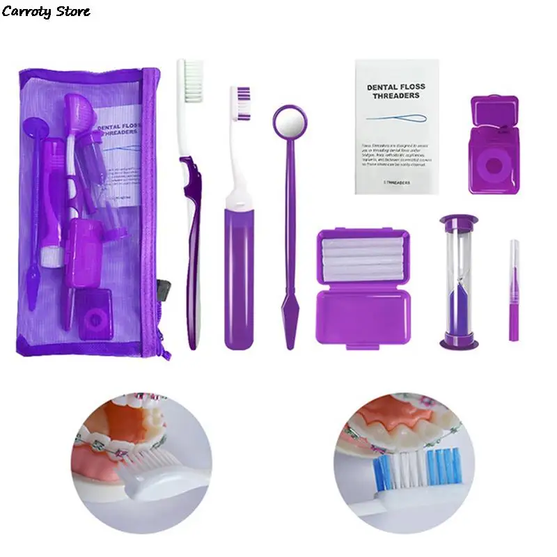 8pcs/set Oral Cleaning Care Dental Teeth Orthodontic Kits Whitening Tool Portable Outdoor Suit Interdental BrushOral Care
8pcs/set Oral Cleaning Care Dental Teeth Orthodontic Kits Whitening Tool Portable Outdoor Suit Interdental BrushOral Care