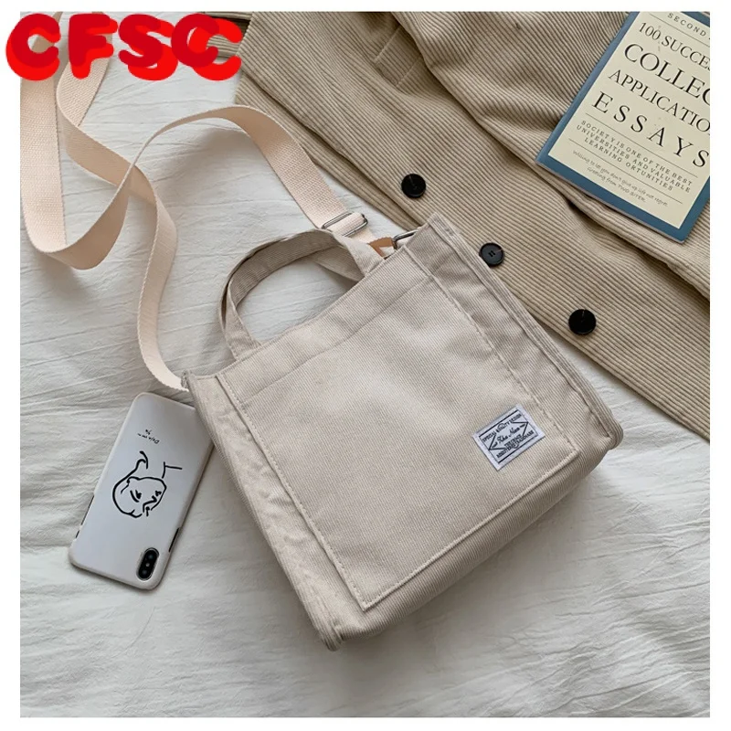 Autumn Corduroy Casual Women's Tote Shoulder Bag Retro Art Canvas Crossbody Bag for Women Cotton Zipper Handbags Luxury Designer
Autumn Corduroy Casual Women's Tote Shoulder Bag Retro Art Canvas Crossbody Bag for Women Cotton Zipper Handbags Luxury Designer