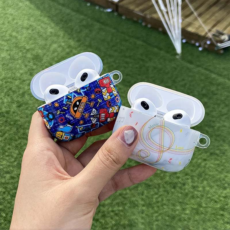 Cartoon Robot Pattern Earphone Case For Airpods Pro 3 2 TPU Wireless Earphone Protective Cover For Air Pod 3 2 Case Funda Coque
Cartoon Robot Pattern Earphone Case For Airpods Pro 3 2 TPU Wireless Earphone Protective Cover For Air Pod 3 2 Case Funda Coque