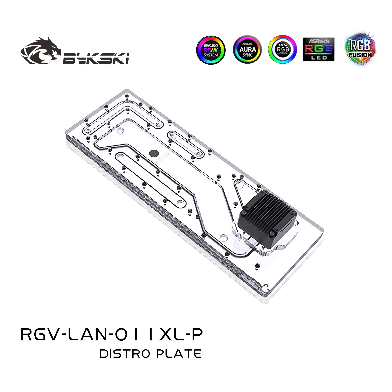 Bykski водяное охлаждение rgb-резервуар для водонагревателя LianLi O11 Dynamic XL RGV-LAN-O11XL-P |