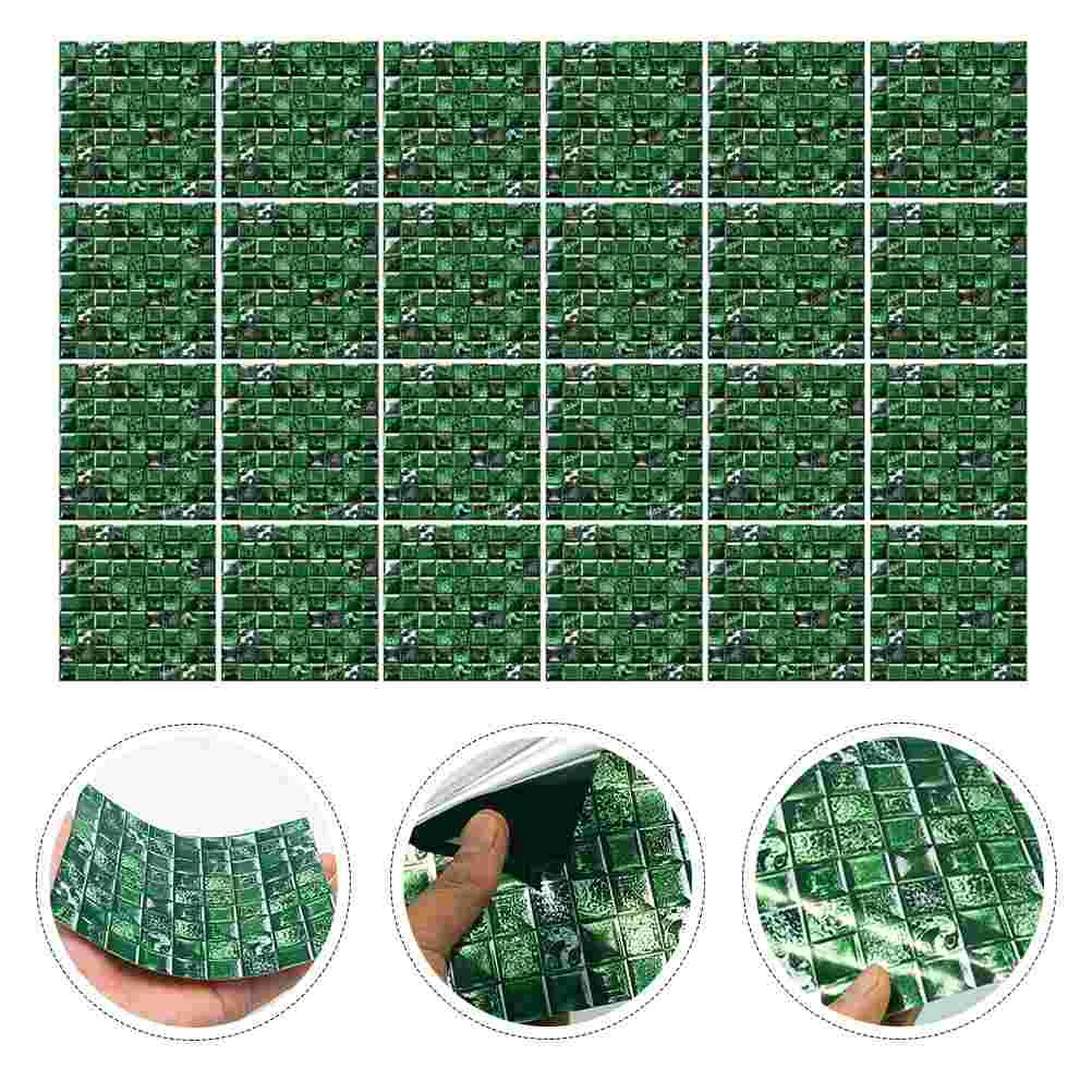 24Pcs Creative Tile Sticker Self-adhesive Wall Stickers Decorative Kitchen Wall Sticker
24Pcs Creative Tile Sticker Self-adhesive Wall Stickers Decorative Kitchen Wall Sticker