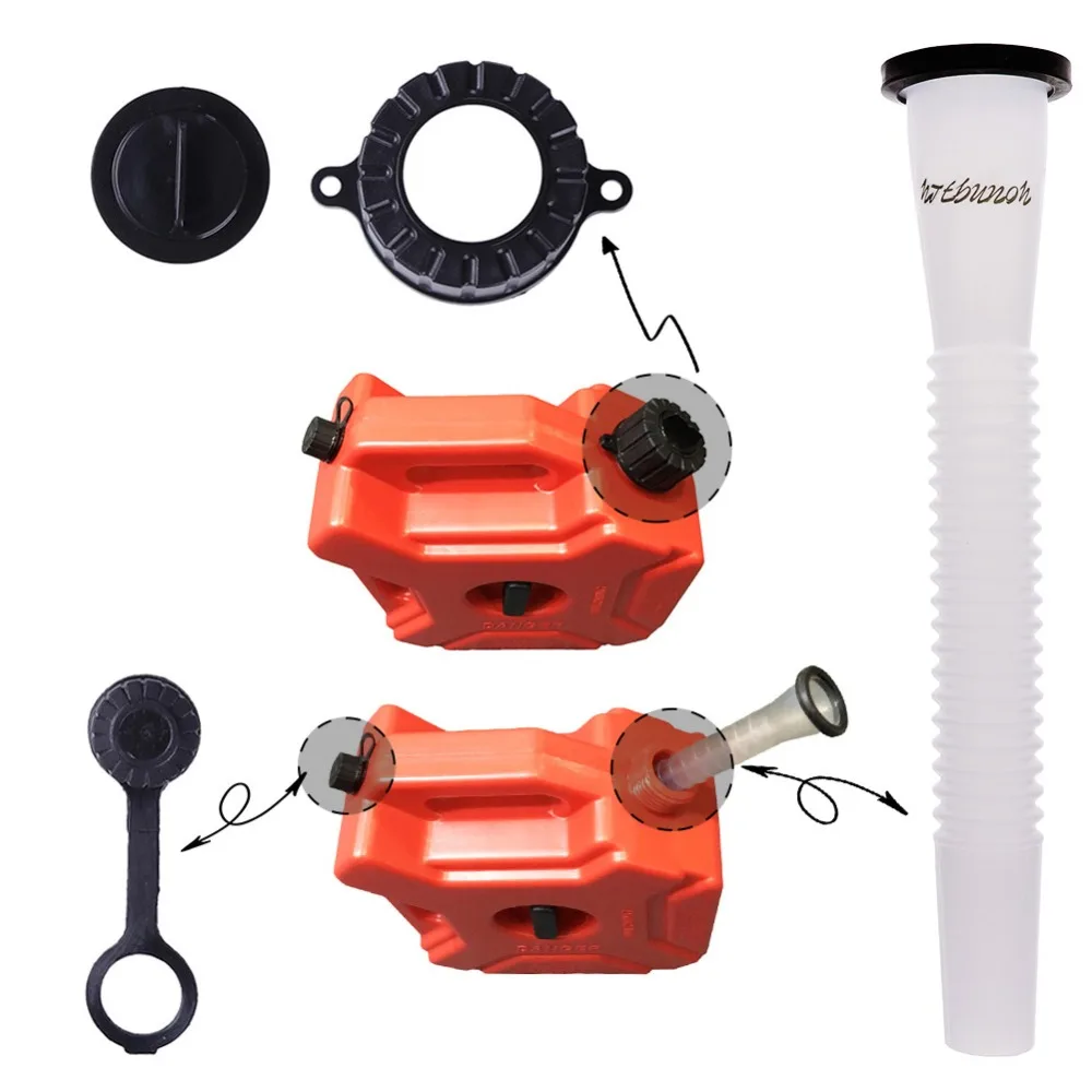Hot Sale High Quality 1 Set Spout Gasket Stopper Screw Cap Collar Rear Vent Cap Gas Can Spout Parts Replacement Kit
Hot Sale High Quality 1 Set Spout Gasket Stopper Screw Cap Collar Rear Vent Cap Gas Can Spout Parts Replacement Kit