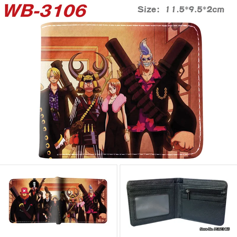 Popular Cartoon One Piece Character Design Color Printing Wallet Creative Decoration Accessories Zero Short Wallet Card Bag
Popular Cartoon One Piece Character Design Color Printing Wallet Creative Decoration Accessories Zero Short Wallet Card Bag