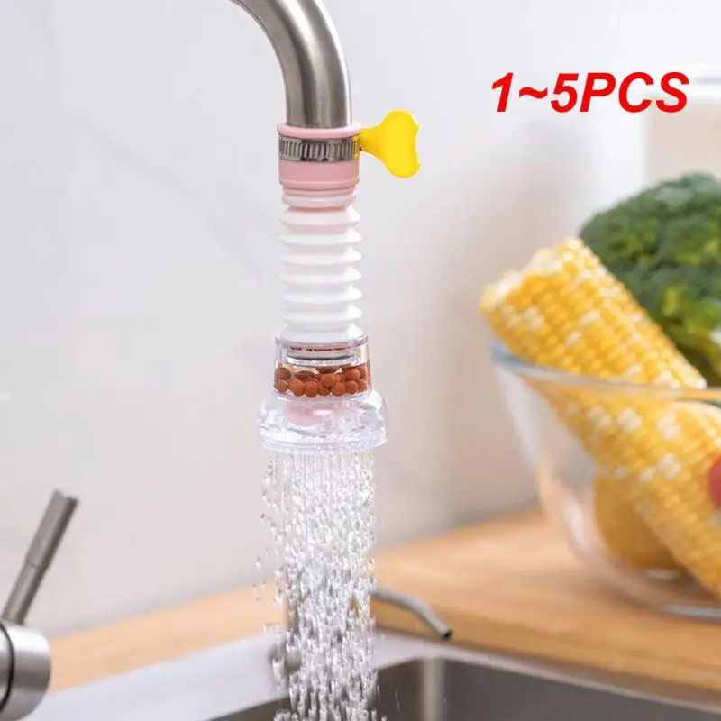 

Кухонный смеситель с фильтром, регулируемый на 360 градусов Гибкий Смеситель, экономящий воду распылитель, фильтр-диффузор для кухни, 1 ~ 5 шт.