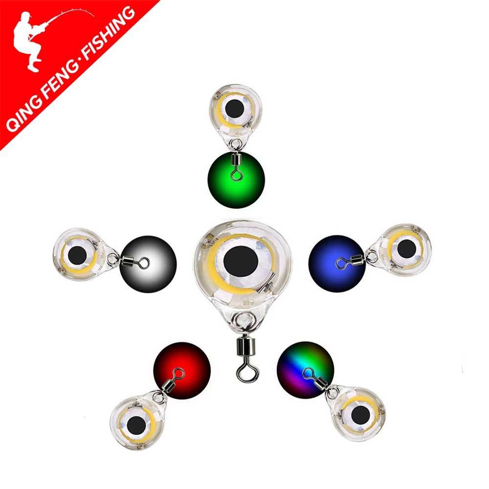 10pcs Mini Fishing Lure Light LED Deep Drop Underwater Eye Shape Fishing Squid Fishing Bait Luminous Lure for Attracting Fish
10pcs Mini Fishing Lure Light LED Deep Drop Underwater Eye Shape Fishing Squid Fishing Bait Luminous Lure for Attracting Fish