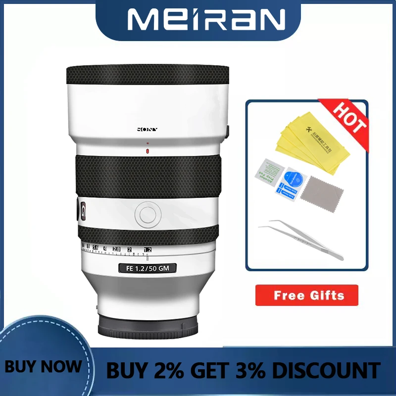 50 1.2 GM ( SEL50F12GM ) Camera Lens Skin protector Film For Sony FE 50mm f/1.2 GM Anti-scratch Coat Decal protect film Sticker
50 1.2 GM ( SEL50F12GM ) Camera Lens Skin protector Film For Sony FE 50mm f/1.2 GM Anti-scratch Coat Decal protect film Sticker