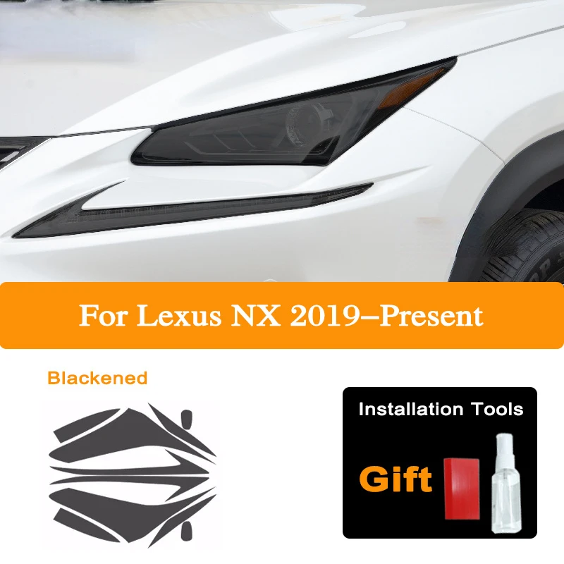 Car Headlight Tint Smoked Black Protective Film For Lexus NX NX300h NX200t Facelift 2019-On Transparent TPU Sticker Accessoies
Car Headlight Tint Smoked Black Protective Film For Lexus NX NX300h NX200t Facelift 2019-On Transparent TPU Sticker Accessoies