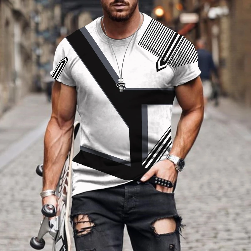 T-shirts Male Clothes Men New Trend Short Sleeve Black&White Style Fashion Casual Men's Shirt Thin Loose Sweatshirt 3D Printed
T-shirts Male Clothes Men New Trend Short Sleeve Black&White Style Fashion Casual Men's Shirt Thin Loose Sweatshirt 3D Printed
