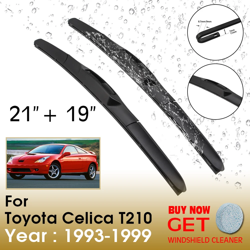 Car Wiper Blade For TOYOTA Celica T210 21"+19" 1993-1999 Front Window Washer Windscreen Windshield Wipers Blades Accessories
Car Wiper Blade For TOYOTA Celica T210 21"+19" 1993-1999 Front Window Washer Windscreen Windshield Wipers Blades Accessories