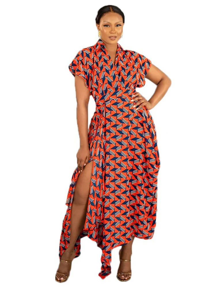 Dashiki African Maxi Dress Women High Waist Short Sleeve Robes Africa Clothing Fashion New Print Bazin Riche Long African Dress
Dashiki African Maxi Dress Women High Waist Short Sleeve Robes Africa Clothing Fashion New Print Bazin Riche Long African Dress