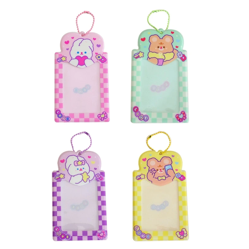 Kpop Idol Photocards Storage with Keychains Sweet Girls Cartoon Bus Card Holder Photo Sleeves
Kpop Idol Photocards Storage with Keychains Sweet Girls Cartoon Bus Card Holder Photo Sleeves