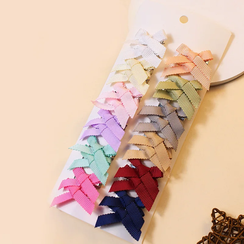 12/24pcs 4x3cm Small Bowknot Hair Clips for Children Kids Cute Mini Hairpins Girls Hair Accessories Headwear
12/24pcs 4x3cm Small Bowknot Hair Clips for Children Kids Cute Mini Hairpins Girls Hair Accessories Headwear