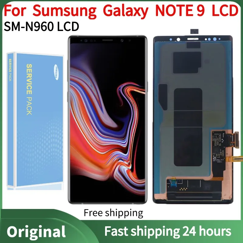 Оригинальный ЖК-дисплей AMOLED 6,4 дюйма для Samsung Note9 N960, ЖК-дисплей для Samsung Note9 N960F, дисплей с сенсорным экраном, дигитайзер в сборе, запасные част...
Оригинальный ЖК-дисплей AMOLED 6,4 дюйма для Samsung Note9 N960, ЖК-дисплей для Samsung Note9 N960F, дисплей с сенсорным экраном, дигитайзер в сборе, запасные част...