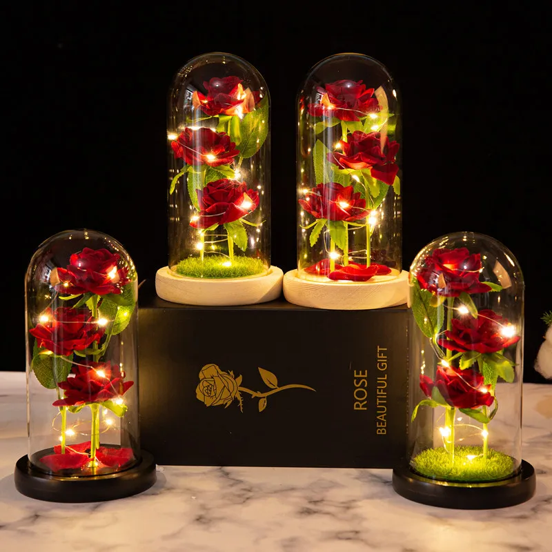 LED Eternal Rose Flowers 3D Table Lamp Birthday Boyfriend Gift Valentine's Day Gifts Wedding Favors for Guests Groomsmen Gifts
LED Eternal Rose Flowers 3D Table Lamp Birthday Boyfriend Gift Valentine's Day Gifts Wedding Favors for Guests Groomsmen Gifts