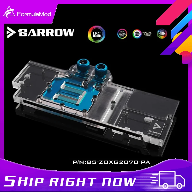 Barrow BS-ZOXG2070-PA, LRC 2,0 полноэкранная графическая карта блоки водяного охлаждения, для Zotac RTX2070-8GD6 X-Gaming OC G3
Barrow BS-ZOXG2070-PA, LRC 2,0 полноэкранная графическая карта блоки водяного охлаждения, для Zotac RTX2070-8GD6 X-Gaming OC G3
