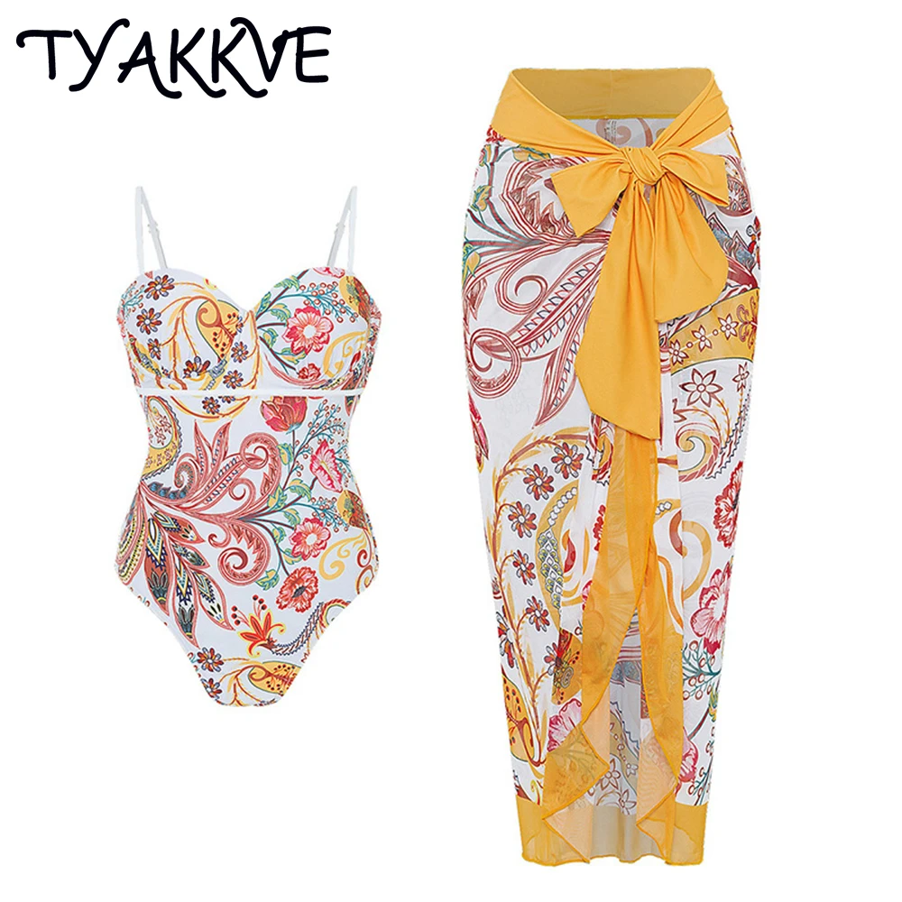 TYAKKVE New 2023 One Piece Swimsuit Woman Cover Up Summe Push Up Bikini Set Skirt Vintag Print Swimwear Beach Dress Bathing Suit
TYAKKVE New 2023 One Piece Swimsuit Woman Cover Up Summe Push Up Bikini Set Skirt Vintag Print Swimwear Beach Dress Bathing Suit