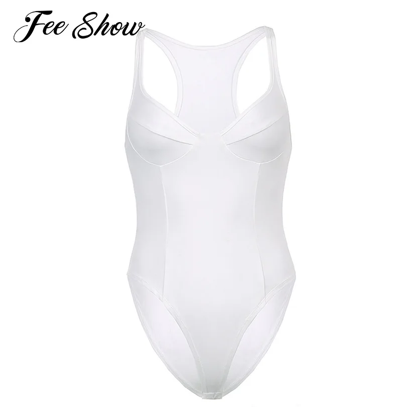 Women V Neck Sleeveless Bodysuit Gymnastics Thong Dancewear Solid Color Racer Back Breathable One-piece Jumpsuit Fitness Clothes
Women V Neck Sleeveless Bodysuit Gymnastics Thong Dancewear Solid Color Racer Back Breathable One-piece Jumpsuit Fitness Clothes