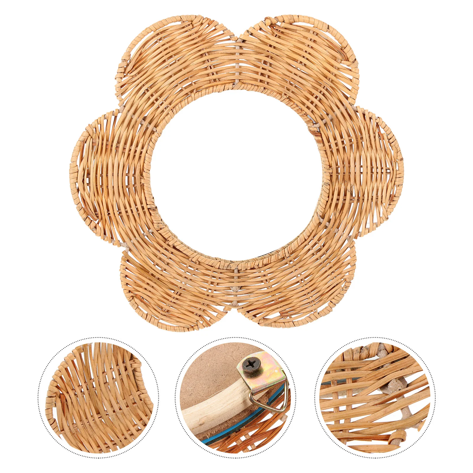 Bathroom Wall Mirror Rattan Pendant Large Wall-mounted Multi-function Hanging Makeup Mirrors Dormitory Vanity
Bathroom Wall Mirror Rattan Pendant Large Wall-mounted Multi-function Hanging Makeup Mirrors Dormitory Vanity