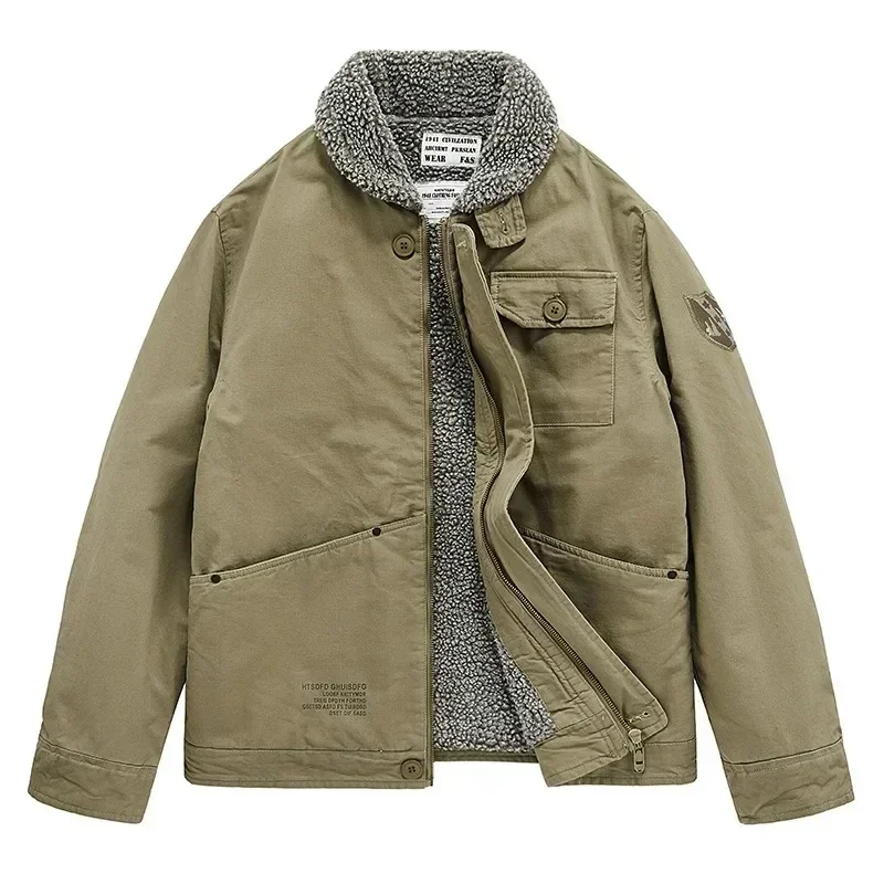 Autumn and Winter New Men Thick Fleece Jacket Men Winter Jacket Casual Fashion Military Pilot Motorcycle Leather Jacket Men
Autumn and Winter New Men Thick Fleece Jacket Men Winter Jacket Casual Fashion Military Pilot Motorcycle Leather Jacket Men